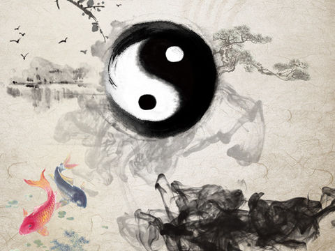 无人与我立黄昏