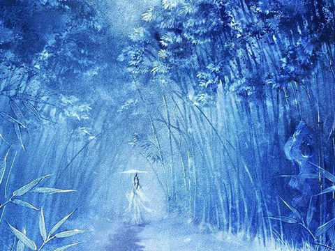 我在九幽等你，极乐等你，望彼岸花开。
