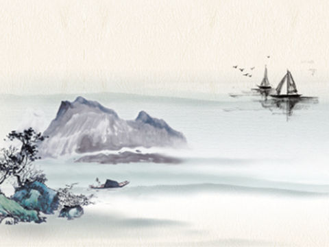 海潮声淹没了离别的黄昏